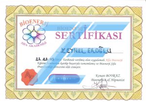 bio enerji sertifika Zeynel Eroğlu - Metafizik Uzmanı
